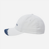 DAMAGE WASHING DENIM BALL CAP WHITE