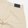 FRONT POCKET WIDE CARGO PANTS BEIGE