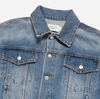 DENIM SET UP TRUCKER JACKET BLUE