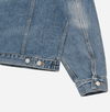 DENIM SET UP TRUCKER JACKET BLUE