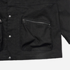 OVERSIZE FOUR POCKET WORK JACKET BLACK