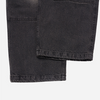 WAIST STRING CARPENTER DENIM PANTS BLACK