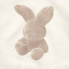 KIDS FUZZY RABBIT HOODIE CREAM