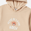 KIDS TEDDY BEAR (BEAR DOLL) HOODIE-LIGHT BEIGE