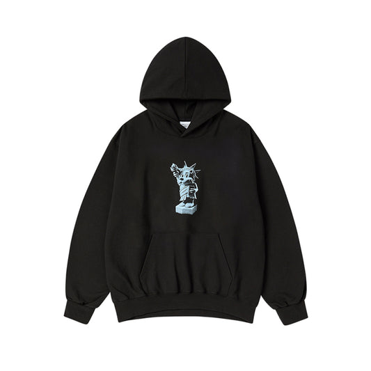 AC BEAR STATUE OF LIBERTY HOODIE BLACK