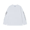 DROP STAR BEAR LONG SLEEVE T-SHIRT WHITE