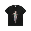 BICYCLES BOY BABY FACE SHORT SLEEVE T-SHIRT (OVERSEAS EXCLUSIVE) BLACK