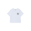 KIDS MIX TYPE GRAPHICS SHORT SLEEVE T-SHIRT WHITE