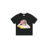 KIDS BABY FACE DONUT 1 SHORT SLEEVE T-SHIRT BLACK