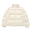 BASIC LOGO OVERSIZE SHORT DUCK DOWN JACKET IVORY