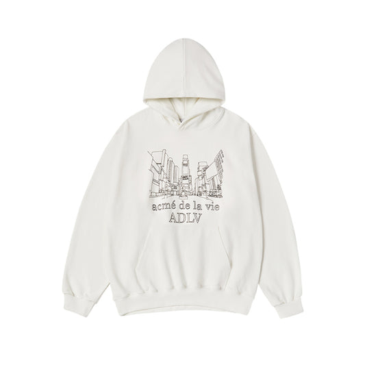 CITY VIEW HOODIE CREAM
