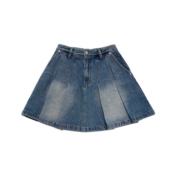 WOMAN DENIM DENNIS SKIRT BLUE