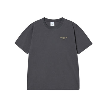 AC BEAR FACE SHORT SLEEVE T-SHIRT CHARCOAL