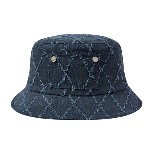 DIAMOND WASHING BUCKET HAT NAVY
