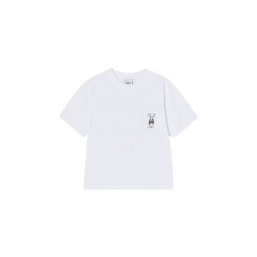 KIDS MUGSHOT ALIEN SHORT SLEEVE T-SHIRT WHITE