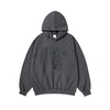 ADLV PIGGYBACK HOODIE CHARCOAL