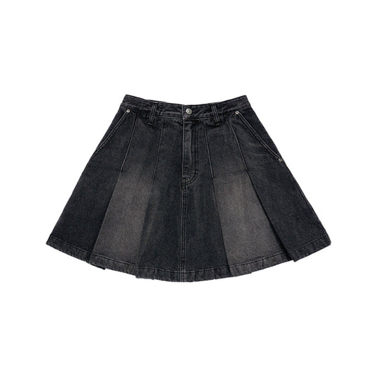 WOMAN DENIM DENNIS SKIRT BLACK