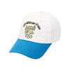 TWO-TONE COLOR EMBROIDERY BALL CAP BLUE GREEN