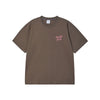 OUTLINE SCRIPT LOGO SHORT SLEEVE T-SHIRT COCOA