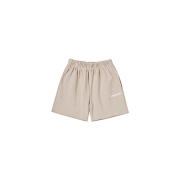 KIDS BLADE LOGO SHORT PANTS DARK BEIGE
