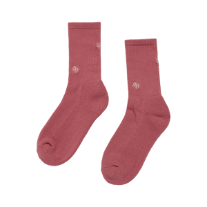 SMALL SYMBOL LOGO POINT SOCKS PINK