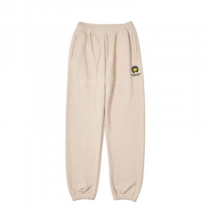 [SMILEY® X acmé de la vie] BIKER SMILEY WAPPEN BASIC SWEAT PANTS BEIGE