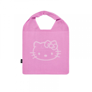 ADLV X SANRIO HELLO KITTY KNIT BAG PINK