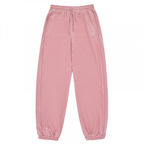 NEW SYMBOL LOGO VELOUR SET UP PANTS PINK