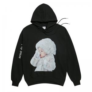 ADLV BABY FACE HOODIE BLACK SNOW