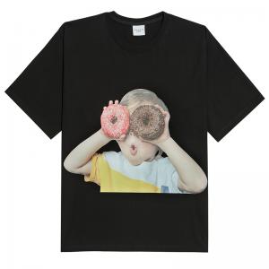 ADLV BABY FACE SHORT SLEEVE T-SHIRT BLACK DONUTS 1 R