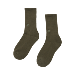 SMALL SYMBOL LOGO POINT SOCKS GREEN
