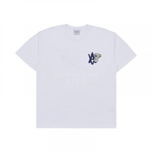 A LOGO AUSTRALIA EXCLUSIVE SHORT SLEEVE T-SHIRT WHITE/BLUE