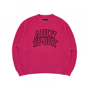 ADLV SPORTY PRINTING KNIT PINK