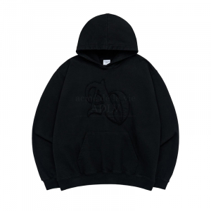 NEW SYMBOL APPLIQUE HOODIE BLACK