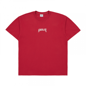 AE LOGO SHORT SLEEVE T-SHIRT RED