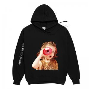 ADLV BABY FACE HOODIE BLACK DONUTS 4