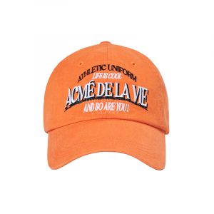 FISHING LOGO BALL CAP ORANGE