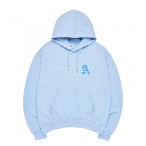 PIXEL A LOGO HOODIE SKY BLUE