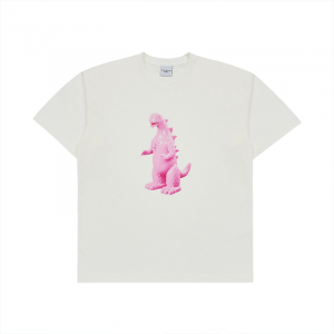 DIN2LS CREATURE SHORT SLEEVE T-SHIRT CREAM