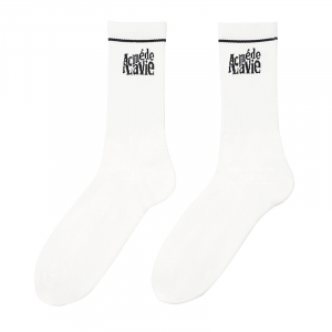 GROOVY LOGO SOCKS WHITE