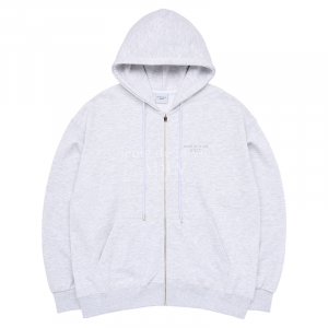 BASIC LOGO SEASON2 HOODIE ZIP UP MELANGE