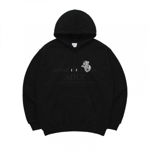 BRICK LOGO HOODIE BLACK