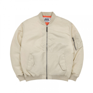 NYLON MA-1 BOOMBER JACKET BEIGE