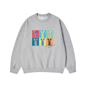 ALIEN RABBIT POPART SWEATSHIRT MELANGE