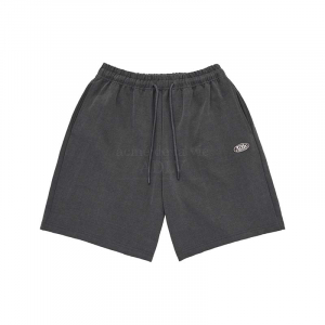 ADLV CIRCLE WAPPEN TRAINING SHORT PANTS (MEN) CHARCHOAL