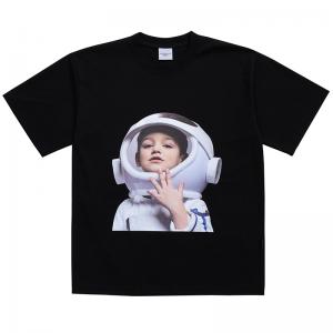 ADLV BABY FACE SHORT SLEEVE T-SHIRT BLACK ASTRONAUT