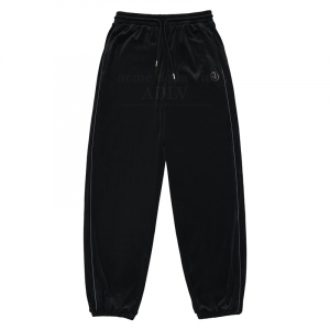 NEW SYMBOL LOGO VELOUR SET UP PANTS BLACK