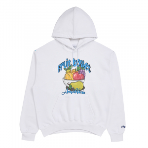 FRUIT BASKET ARTWORK HOODIE WHITE