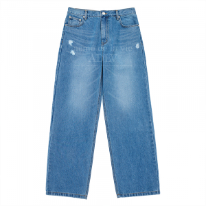 RECYCLE COTTON DENIM PANTS SKY BLUE