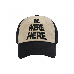 WE WERE HERE TWO TONE BALL CAP BLACK